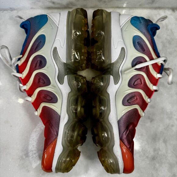 Nike Air VaporMax Plus Lava Glow Pink Blue Running Shoes CI5862-600 Women's 8.5 - Picture 2 of 11